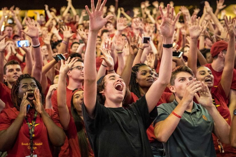 This year’s class was selected from the most applicants in USC history. (USC Photo/Michael Owen Baker)